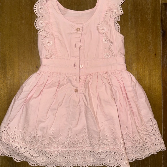 Hope & Henry Pink Eyelet Dress - Picture 2 of 3